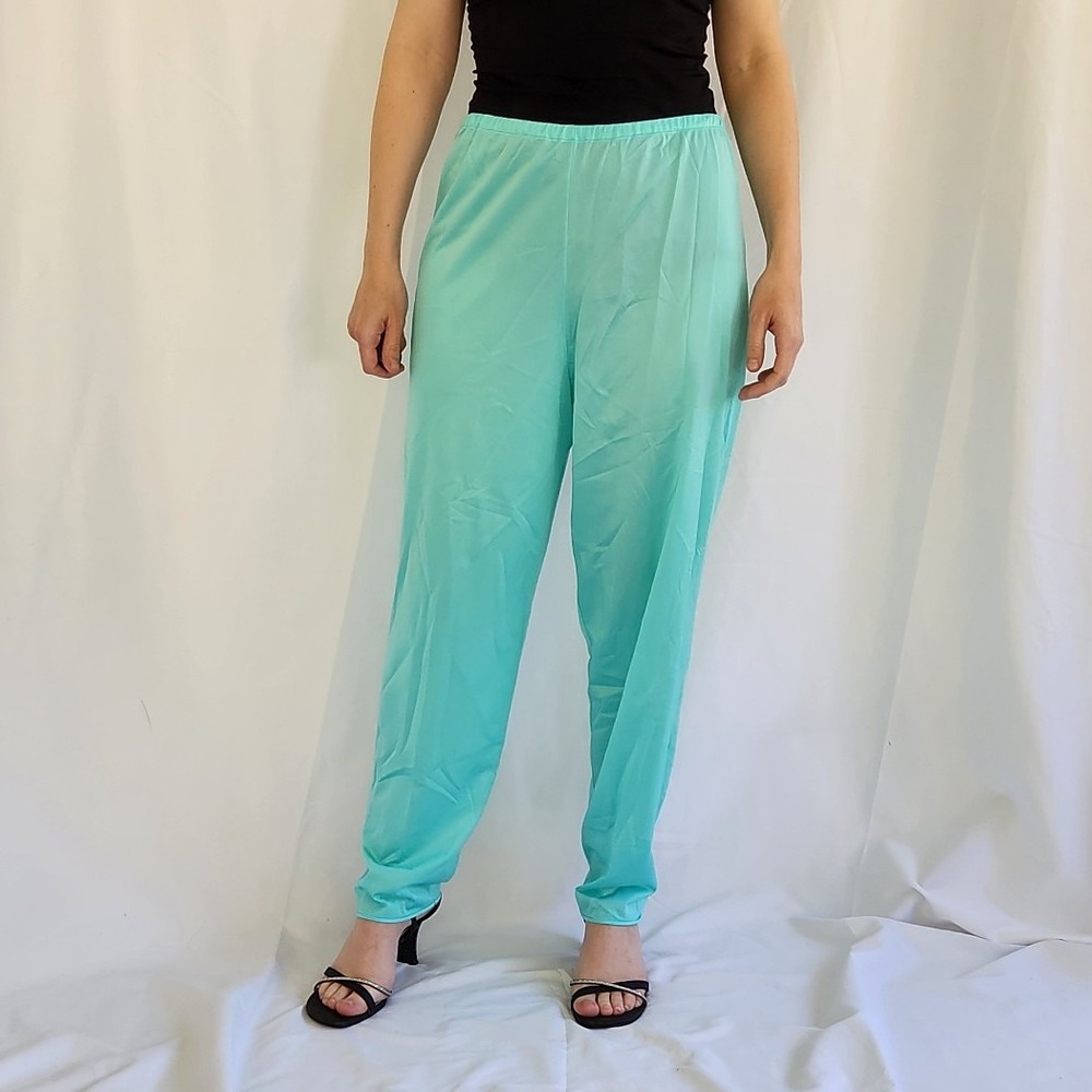 70s/80s Aqua Pajama‎ Pants